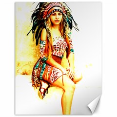 Indian 16 Canvas 12  X 16   by indianwarrior