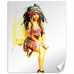 Indian 16 Canvas 16  X 20   by indianwarrior