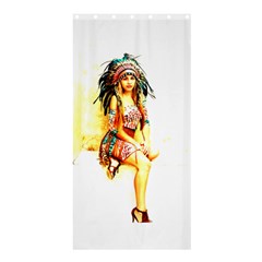 Indian 16 Shower Curtain 36  X 72  (stall)  by indianwarrior