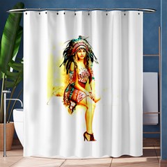 Indian 16 Shower Curtain 60  X 72  (medium)  by indianwarrior