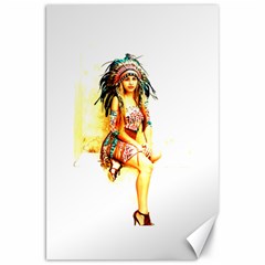 Indian 16 Canvas 20  X 30   by indianwarrior