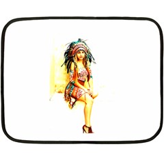 Indian 16 Double Sided Fleece Blanket (mini)  by indianwarrior