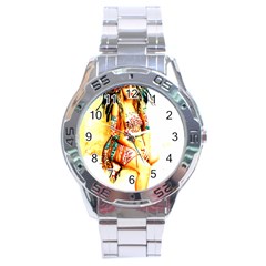 Indian 16 Stainless Steel Analogue Watch by indianwarrior