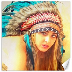 Indian 14 Canvas 12  X 12   by indianwarrior