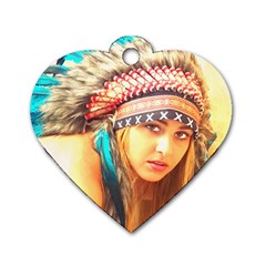 Indian 14 Dog Tag Heart (two Sides) by indianwarrior