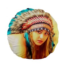 Indian 14 Standard 15  Premium Round Cushions by indianwarrior