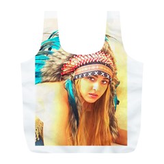 Indian 14 Full Print Recycle Bags (l)  by indianwarrior