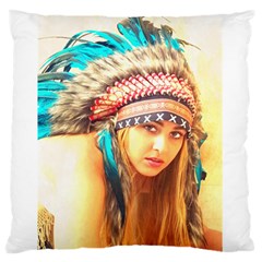 Indian 14 Standard Flano Cushion Case (one Side) by indianwarrior