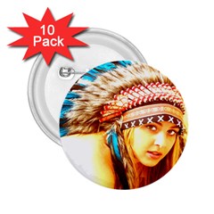 Indian 12 2 25  Buttons (10 Pack)  by indianwarrior