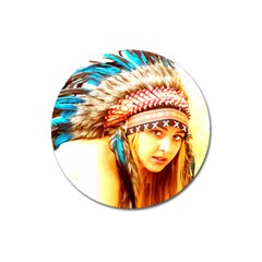 Indian 12 Magnet 3  (round) by indianwarrior