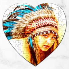 Indian 12 Jigsaw Puzzle (heart) by indianwarrior