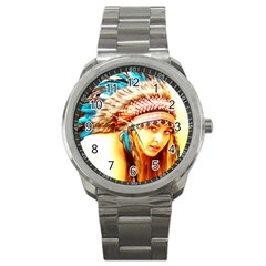 Indian 12 Sport Metal Watch by indianwarrior