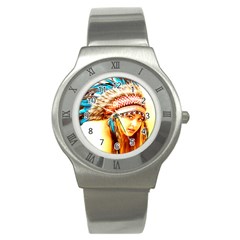 Indian 12 Stainless Steel Watch by indianwarrior