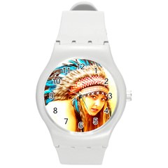 Indian 12 Round Plastic Sport Watch (m) by indianwarrior