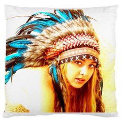 Indian 12 Large Cushion Case (two Sides) by indianwarrior