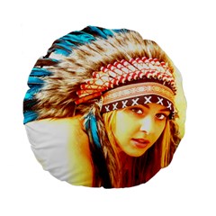 Indian 12 Standard 15  Premium Round Cushions by indianwarrior