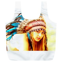 Indian 12 Full Print Recycle Bags (l)  by indianwarrior