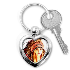 Indian 3 Key Chains (heart)  by indianwarrior