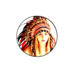 Indian 3 Hat Clip Ball Marker by indianwarrior