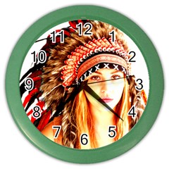 Indian 3 Color Wall Clocks by indianwarrior