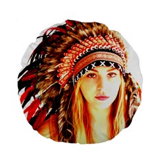 Indian 3 Standard 15  Premium Round Cushions by indianwarrior