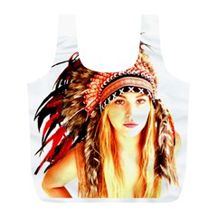 Indian 3 Full Print Recycle Bags (l)  by indianwarrior