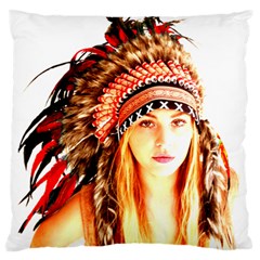 Indian 3 Standard Flano Cushion Case (two Sides) by indianwarrior