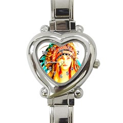 Indian 29 Heart Italian Charm Watch by indianwarrior