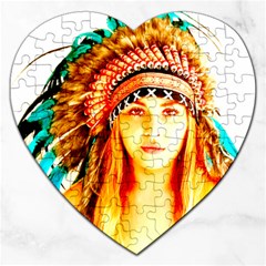 Indian 29 Jigsaw Puzzle (heart) by indianwarrior