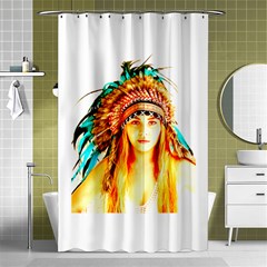 Indian 29 Shower Curtain 48  X 72  (small)  by indianwarrior