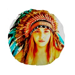 Indian 29 Standard 15  Premium Round Cushions by indianwarrior