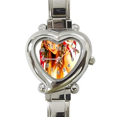 Indian 26 Heart Italian Charm Watch by indianwarrior