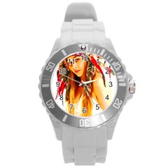 Indian 26 Round Plastic Sport Watch (l) by indianwarrior