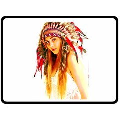 Indian 26 Double Sided Fleece Blanket (large)  by indianwarrior