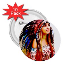 Indian 22 2 25  Buttons (10 Pack)  by indianwarrior