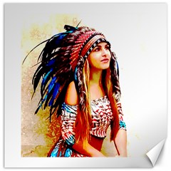 Indian 22 Canvas 12  X 12   by indianwarrior