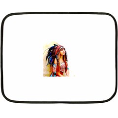 Indian 22 Double Sided Fleece Blanket (mini)  by indianwarrior