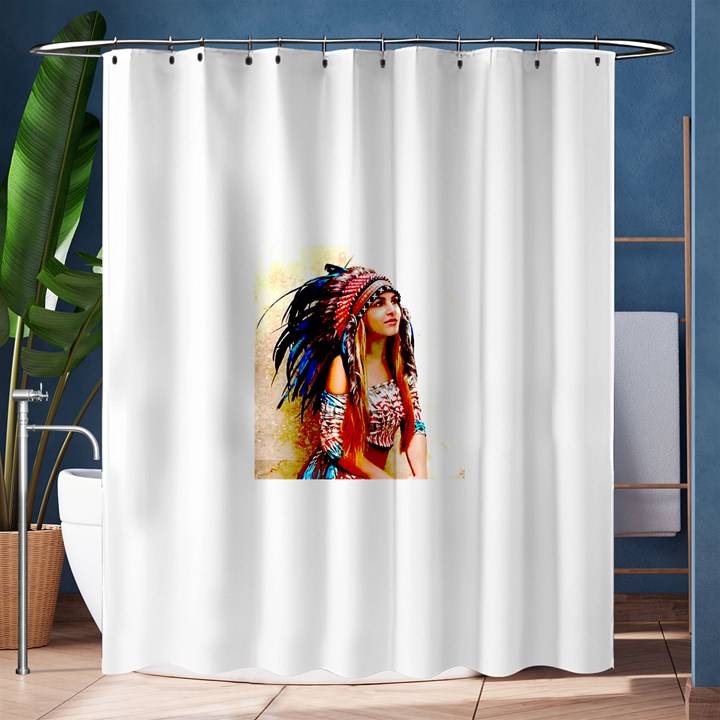 Indian 22 Shower Curtain 60  x 72  (Medium) 