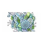 Peaceful Flower Garden 2 Satin Wrap Front