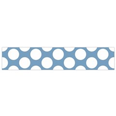 Blue Polkadot Flano Scarf (small) by Zandiepants