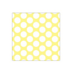 Yellow Polkadot Satin Bandana Scarf by Zandiepants