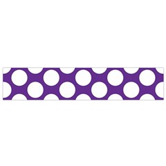 Purple Polkadot Flano Scarf (small) by Zandiepants