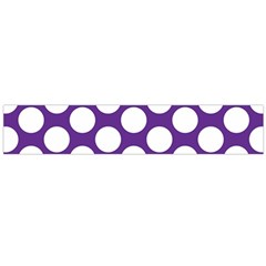 Purple Polkadot Flano Scarf (large) by Zandiepants