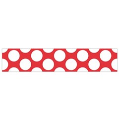 Red Polkadot Flano Scarf (small) by Zandiepants