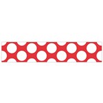 Red Polkadot Flano Scarf (Small) Front