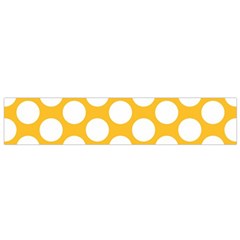 Sunny Yellow Polkadot Flano Scarf (small) by Zandiepants