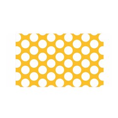 Sunny Yellow Polkadot Satin Wrap by Zandiepants