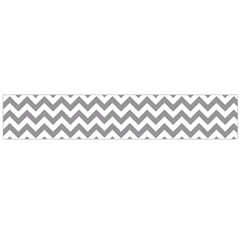 Grey And White Zigzag Flano Scarf (large) by Zandiepants