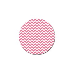 Pink And White Zigzag Golf Ball Marker (10 Pack) by Zandiepants