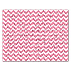 Pink And White Zigzag Rectangular Jigsaw Puzzl by Zandiepants